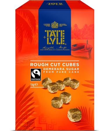 (T&L)-Tate and Lyle Fairtrade Demerara Rough Cut Sugar & Cubes White Sugar 1 Kg (Combo) 1 kg (Pack of 1) - Buy Online on GoSupps.com