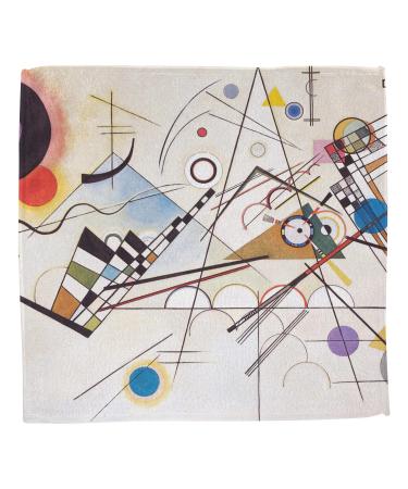 Buy YouCustomizeIt Kandinsky Composition 8 Washcloth - Custom 12x12 Artwork for Home & Bath - International Shipping Available - Buy Online on GoSupps.com
