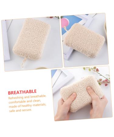 4 Pcs Moisturizing Bath Sponges | Loofah Shower Pouf & Facial Sponge Set for Kids & Home Cleaning - Buy Online on GoSupps.com