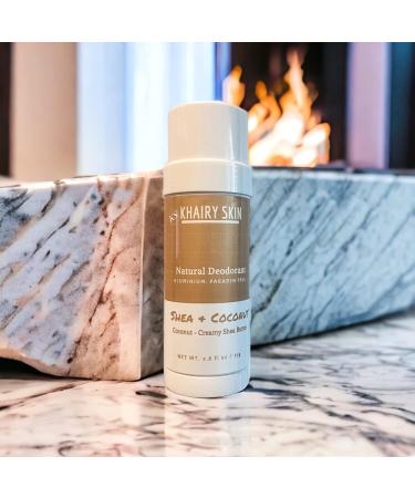 Khairy Skin Natural Deodorant with Cocoa Butter & Moroccan Argan Oil - Aluminium Free (Shea & Coconut) - Buy Online on GoSupps.com