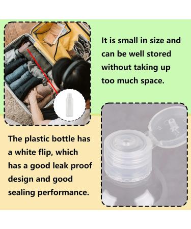 Zoe Tekway 10-Pack Transparent 100ml Travel Bottles Set - Empty Hand Luggage Containers with Flip Cap Nozzles & Funnel for Easy Filling - Buy Online on GoSupps.com
