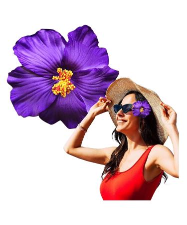 Multi-Colored Rose Hair Clip for Girls & Women | Floral Hair Jewelry for Beach & Wedding | Purple Hair Accessories (One Size) - Buy Online on GoSupps.com