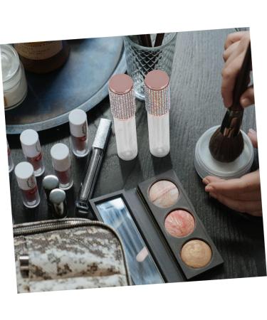 FRCOLOR 4Pcs Transparent Lip Gloss Tubes With Rhinestone Patch Reusable Lip Oil Containers For Travel Daily Use Lightweight Convenient For Lip Gloss - Buy Online on GoSupps.com