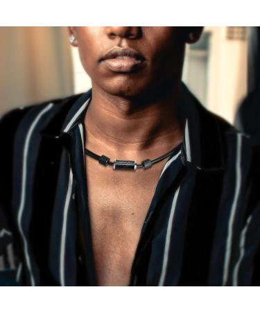 Jeroot Magnetic Halen Chain for Men - Carbon Fiber Anion Collar Necklace | Anti-Fatigue & Radiation Relief | 6500 Gauss Energetix - Buy Online on GoSupps.com
