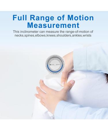 Cubesprings Inclinometer - Accurate Range of Motion Measurement | Leak-Proof Construction | Easy to Use Bubble Inclinometer for PT or Student - Buy Online on GoSupps.com