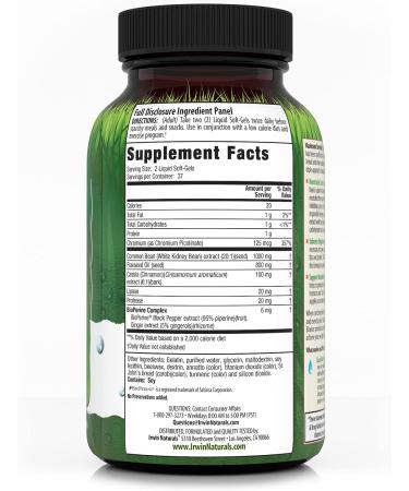 Maximum Strength 3-in-1 Carb Blocker by Irwin Naturals - 75 Liquid Softgels (2 Pack) | Neutralize Carbohydrates and Boost Metabolism - Buy Online on GoSupps.com