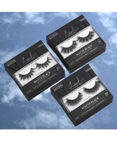 Kiss Lash Couture Matte Black Collection - Soft Faux Mink Eyelashes with Flexi Band & Glue | International Shipping - Buy Online on GoSupps.com