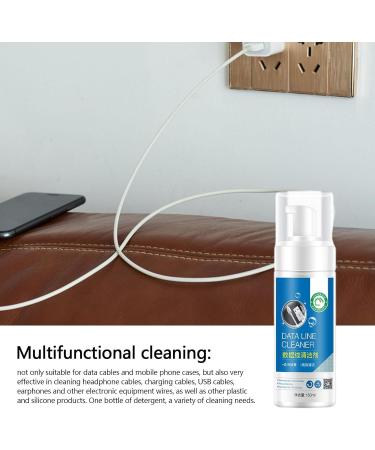 Foaming Cleaner Spray | Foaming Cleaner Spray for USB Cable | Bubble Cleanser for Charging Cable Earphone Cable Data Cable Zhonglin - Buy Online on GoSupps.com