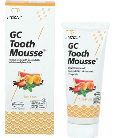 GC Tooth Mousse Recaldent Tutti-Frutti 40g - Effective Dental Care for Stronger Teeth | Shop Internationally - Buy Online on GoSupps.com