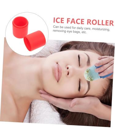 Buy Balacoo Silicone Ice Face Roller & Eye Massager - Ice Roller Holder & Molds for Radiant Skin - Beauty Facial Massager 11x5.5 CM Red - International Shipping Available - Buy Online on GoSupps.com