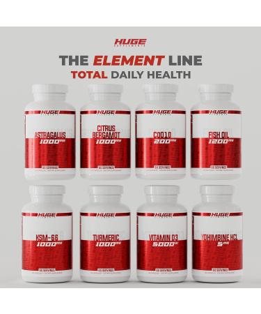 Buy Huge Supplements CoQ10 - 200mg Coenzyme Q10 for Heart Health | High Potency Antioxidant Supplement (60 Capsules) - International Shipping Available - Buy Online on GoSupps.com