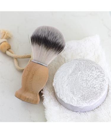 KIKC Handmade Shaving Brush - Professional Design for Men's Shaving | Synthetic Tool for Safety Razors | Bamboo Tri-Color - Buy Online on GoSupps.com