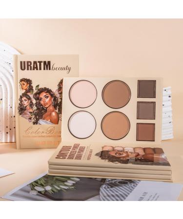 4-Layer Book-Style Foldable Makeup Palette Set | 43 Professional Shades | Contour Blush Highlight Eyeshadow | Portable & Long-Lasting | Perfect Gift for All Skin Tones | Glimmer Horizon - Buy Online on GoSupps.com