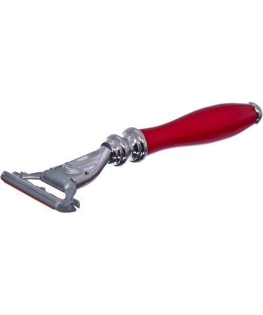 The Barbers House Retro Red Ferrari Razor - 100% Made in France | Premium Quality Shaving Blade for Men - Buy Online on GoSupps.com