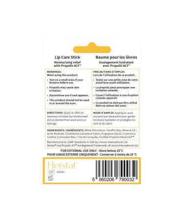 Herstat Lip Balm for Cold Sore Prevention - Buy Online on GoSupps.com