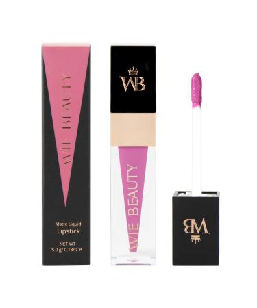 Liquid Matte Lipstick/Shades Hot Shot/Purple Pink/High pigmentation/Smudge proof/Vegan/Hydrating