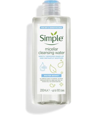 Simple Hydrating Micellar Cleansing Water 200ml - Buy Online on GoSupps.com