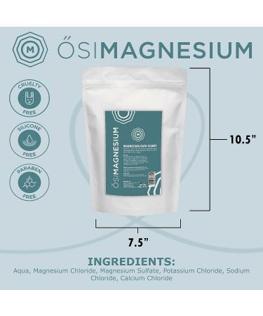 SIMAGNESIUM Bath Flakes 1kg (32.2 Ounce) - Pure Magnesium Chloride for Relaxation and Muscle Recovery - Buy Online on GoSupps.com