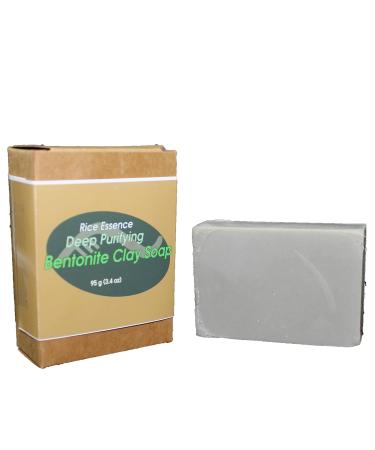 Buy Bentonite Clay Soap Bar 90g - Natural Detox Soap for Glowing Skin - Worldwide Shipping - Buy Online on GoSupps.com