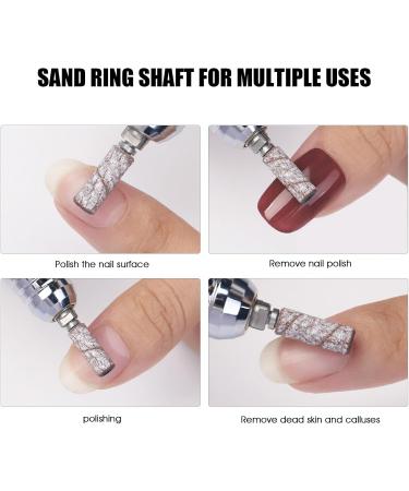 Grinding Abrasive Ring Bearing - Sanding Ring Polisher For Dead Skin Removal | Art Grinding Nail Sanding Ring Nail File Grinding Tool With Quick Replacement Design - Buy Online on GoSupps.com