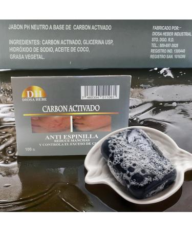 Buy Diosa Hebe Activated Charcoal Soap - Natural Detox Cleanser | Best International Shipping - Buy Online on GoSupps.com