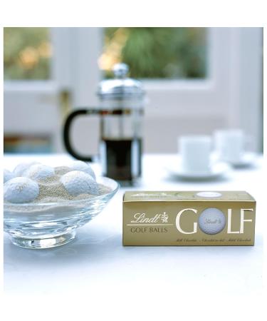 Lindt Chocolate Golf Balls - 110g | Whole Milk Chocolate & Nougat Cream | Perfect Gift for Golfers | Chocolate Praline Treat - Buy Online on GoSupps.com