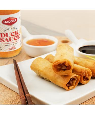 Haddar Sweet & Sour Duck Sauce 40oz (2 Pack) - Rich, Tangy, No MSG, Fat Free - Buy Online on GoSupps.com