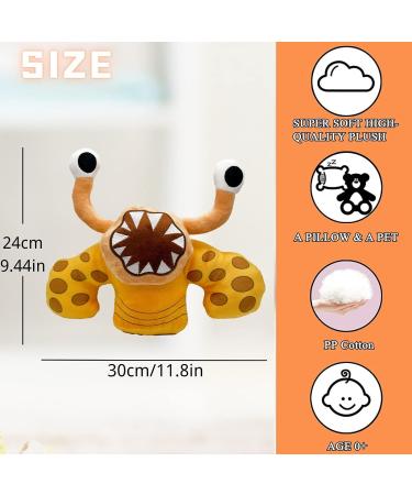 BAN BAN Plush Soft Monster Horror Stuffed Figure Doll - Cute Yellow Crab Toy for Kids and Adults | Perfect Fan Gift - Buy Online on GoSupps.com