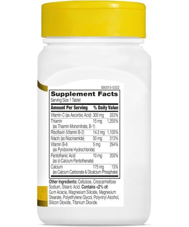 21st Century B Complex Plus Vitamin C Tablets - 100 Count - Buy Online on GoSupps.com