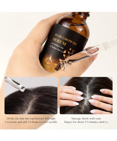 Huile De Croissance Des Cheveux | Soins Adaptables | 60 Ml Et 50 Ml | Nourrissant Base De | Booster De Densit Du Cuir Chevelu | Soutien La Repousse | Pour Un Usage Quotidien Am liore Le 60ml hair - Buy Online on GoSupps.com