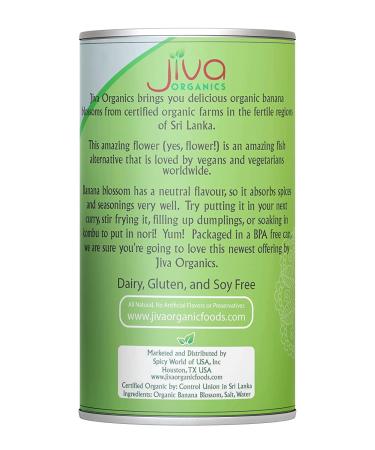 Jiva Organic Banana Blossoms 14 Ounce (Pack of 6) - BPA Free  Gluten Free - Delicious Meatless Alternative - Buy Online on GoSupps.com
