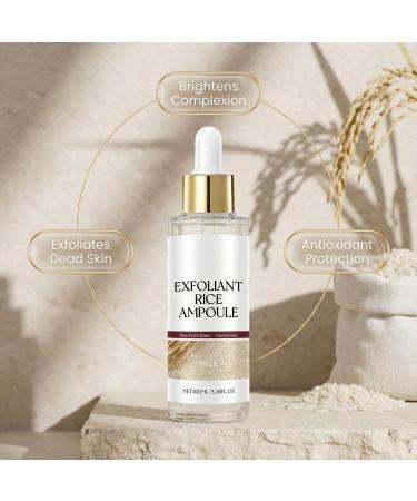 Peel Shot Glow Rice Ampoule Duo Riz Blanc + Riz Noir Ampoule Dissolvant De Points Noirs Exfoliant De Riz Pour Le Visage Affinant Les Pores claircissant La Peau Pour Tous Les Types De Peau - Buy Online on GoSupps.com