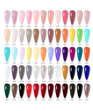 Venalisa VIP4 HEMA-Free Gel Nail Polish Set - 60 Colors, 7.5ml - Summer Gel Polish Kit with Color Card, Glossy & Matte Top Coat - Base Coat - Ideal Gifts for Women and Nail Salons - Buy Online on GoSupps.com