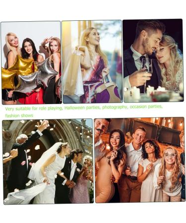 LALAFINA 10 Pairs Halloween Extra Long False Eyelashes Eye Lashes Extension for False Eyelashes Eyelash Women s Eyelashes Color Eyelashes Head Model Chemical Fiber Super Long Miss - Buy Online on GoSupps.com