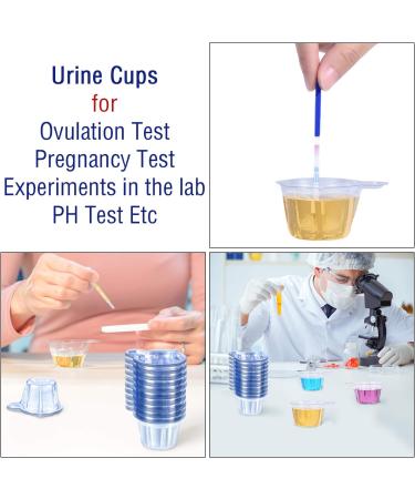 Boao Disposable Urine Collection Cup - 40ml Plastic Urine Sample Cups for Pregnancy Test (60pcs) - International Shipping Available - Buy Online on GoSupps.com