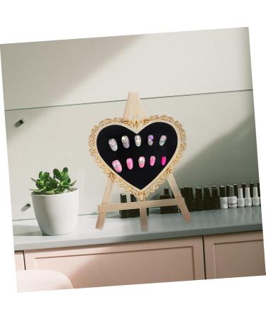 Ipetboom 1pc Nail Display Board Nail Supplies Nail Design Board Nail Accessories Sign Holder Stand Manicure Showing Tool Nail Tech Accessories Template Manicure Tools Wooden 26x18cm Assorted Color - Buy Online on GoSupps.com