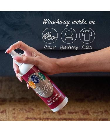 Wine Away Red Wine Stain Remover - Ultimate Upholstery & Carpet Cleaner Spray - Effortlessly Removes Wine Stains - 12 & 2 Ounce Options Available - Buy Online on GoSupps.com