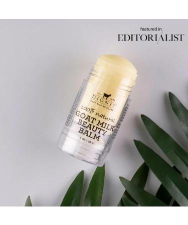 Dionis Goat Milk Skincare Beauty Balm - Multi-Purpose Hydrating Balm for Face Lips Eyes & Neck | Shea & Coconut Oil | Cruelty-Free Paraben-Free | Light Coconut Scent - 1oz - Buy Online on GoSupps.com