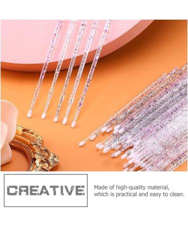 Beaupretty 200pcs Eyelash Cleansing Stick Makeup Tool Clean Mascara Eyelash Mascara Supplies Plastic Disposable Black - Buy Online on GoSupps.com