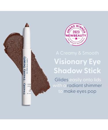 twenty/twenty beauty Visionary Eye Shadow Stick - Shimmer Cream Eyeshadow Pencil - Long-Lasting & Safe for Sensitive Eyes - Ophthalmologist Tested (Brown-Eyed Girl) - Buy Online on GoSupps.com