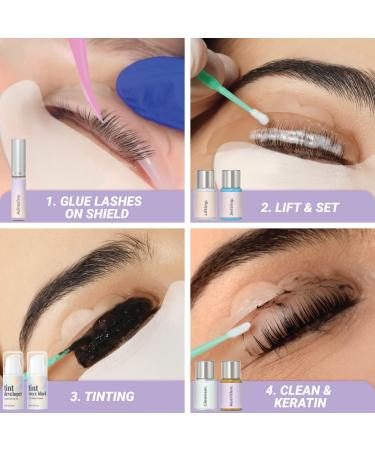 MIYA LASH Lash Lift and Tint Kit | Brow Lamination All in 1 Kit with Black Dye | Keratin Perm | Lasts 6 Weeks | Salon Results | Tools Included - Buy Online on GoSupps.com