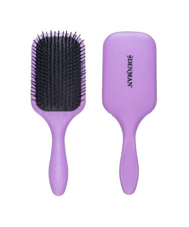 Denman Tangle Tamer Ultra (Violet) Detangling Paddle Brush For Curly Hair And Black Natural Hair - use with both Wet & Dry Hair D90L - Buy Online on GoSupps.com