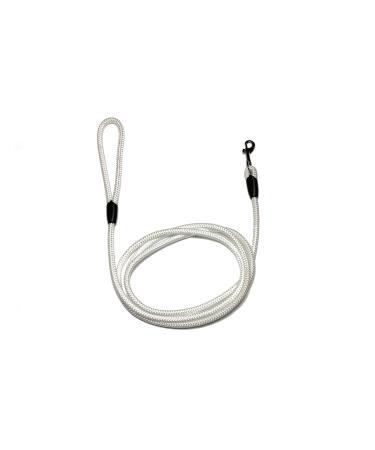 Leash - rope leash with hand loop Basic 10mm 27 colours 7 lengths (2.00 m white) 2.00 m white