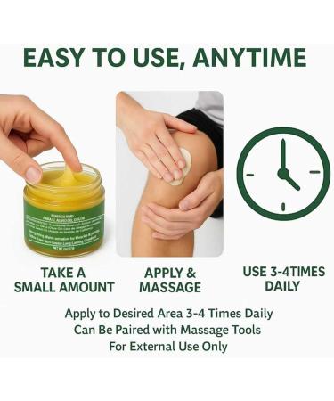 Dotkara Pomada NMD Pomada NMD para Dolor Joint & Muscle Support Cream for Knee Neck Hip Hands Feet with Soursop Arnica Olive Oil Beeswax and Hemp Seed Oil Non-Greasy 2oz Cream (1) - Buy Online on GoSupps.com