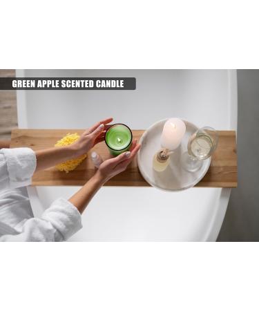 Fruits Scented Candles Gift Set for Women | Stress Relief Sleep & Relaxation | Natural Soy Wax Travel Tin - Green Apple - Buy Online on GoSupps.com