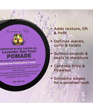 Jamaica Black Castor Oil Hair Pomade - Lemon 4 oz | Nourish & Strengthen Hair | International Shipping Available - Buy Online on GoSupps.com