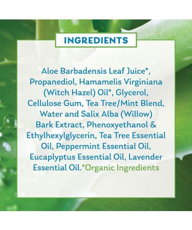 Beauti Me Therapeutic Aloe Vera Gel with Tea Tree and Mint - Natural & Organic for Face, Hair, Body - Buy Online on GoSupps.com