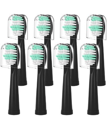 Relax Artist Toothbrush Replacement Heads Compatible with Fairywill Toothbrush Heads Handle Fairywill FW-507/508/551/515/917/959/2011 FW-D1/D3/D7/D8 for Fairywill Electric Toothbrush 8 Count Green