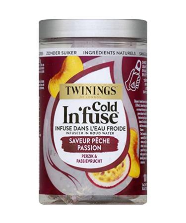 Twinings Colin'fuse Infusion in Cold Water Passion Peach Flavour 10 Sachets 25 g