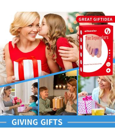 8 Pack Toe Separators & Straighteners for Hammertoe & Bunions - Gel Spacers for Crooked Toes, Overlapping, & Hallux Valgus - Bunion Relief Pads - 4 Colors - Buy Online on GoSupps.com